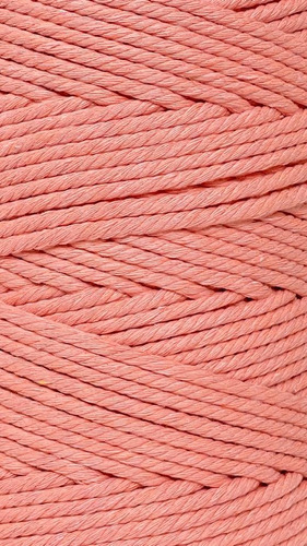 Polycotton Torcido 4mm 200 Mts Macramé Artesanías Decoración