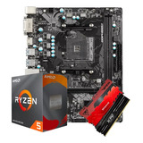 Kit Upgrade Amd Ryzen 5 4500 + A520m Am4 + 2x8gb 3200mhz