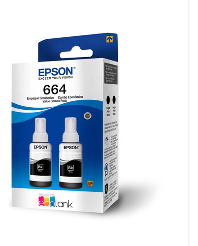 Tintas Epson 664 De 70 Ml Kit 2l110 L120 L200 L210 L300 L350