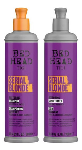 Kit Shampoo Y Acondicionador Para Rubios Serial Blonde Tigi 