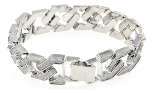 Pulsera De Plata Para Hombre Pulsera De Cadena De Eslabon 1