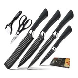 Juego Set De Cuchillos Elegante Para Cocina Chef 6 Piezas