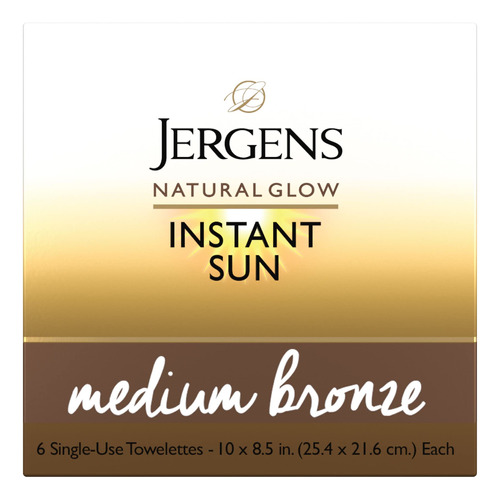 Jergens Natural Glow - Toallas De Bronceado Instantáneas S.