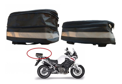 Bolso Moto Apto Cfmoto Nk,mt Bolso Asiento Baul Moto Reflex