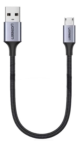 Ugreen Cable Usb 2.0 A Micro Usb De 25cm Perf. Para El Coche