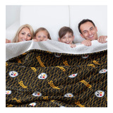 Cobija Acereros De Pittsburgh Steelers Nfl Manta Sherpa