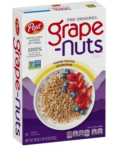 Post Grape Nuts Cereal Americano Fibra 812grs.