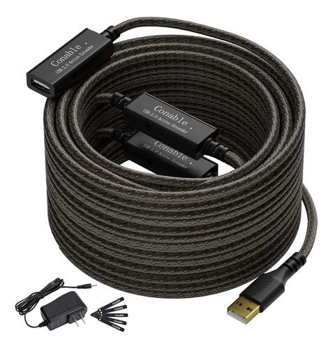 Cable De Extensin Usb Activo De 150 Pies, 22 Awg Usb 2.0 A M