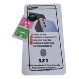 Vidrio Templado Full Cover Para Samsung Compatible Huella