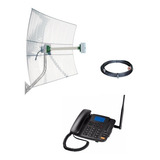 Celular Rural Antena Externa 22 Dbi 1800 1900 2100 Mhz