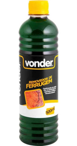 Removedor De Ferrugem Limpa Metais 500ml Carro Ferro Vonder