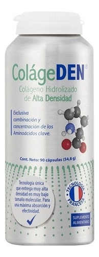 Colágeno Hidrolizado De Alta Densidad 90 Caps.