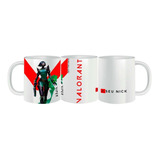 Caneca Viper Valorant Escolha Seu Nick Nome 325ml