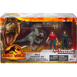 Jurassic World Owen Y Velociraptor Blue Extreme Damage