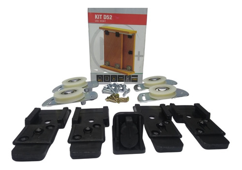 Kit Ruedas Placard Corredizo D52 2 Puertas Ruedamas Completo