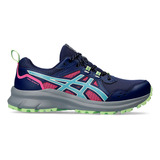 Tenis Asics Trail Scout 3 Color Azul Oscuro/gris - Adulto 7 Us