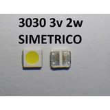 X 100  Led Backlight Modelo 3030 3v Simetrico (nro30)