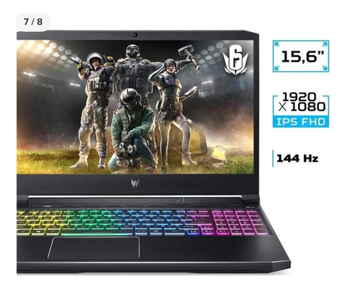 Notebook Gamer Predator Helios 300, I7, Geforce