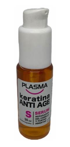 Serum Plasma Keratina Anti Age Reparador De Cabellos Y Punta