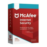 Antivirus Mcafee Internet Security 1 Año 5 Dispositivos 