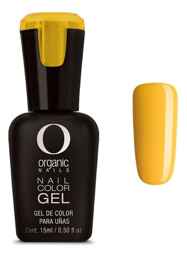 Color Gel Esmalte Uñas By Organic Nails Color Mustard #132