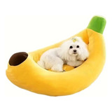 Camita Banana Nido Acogedora Para Perros O Gatos 