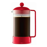 Bodum Brazil 1-liter 34-ounce French Press Coffeemaker, Red