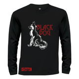 Camiseta Camibuzo Rock Led Zeppelin Black Dog