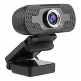 Full Hd 1080p Webcam Microfone Visão Computador Câmera Cor Preto