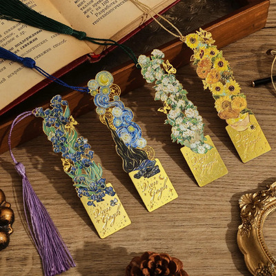 Marcadores De Pintura Al Óleo De Van Gogh Con Borlas De Meta