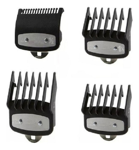 Set De 4 Alzas Para Maquina De Corte Wahl Barber Peluqueria