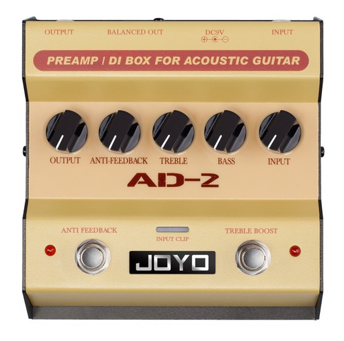 Pedal Joyo Preamp Violão Ad-2 + +