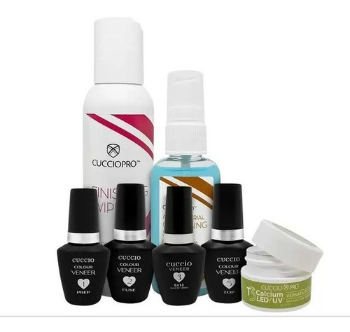 Mini Kit Blindagem Cuccio Alongamento Unhas Em Gel Iniciante