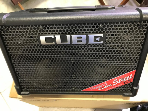 Amplificador Roland Cube Street Ex Zero! + Cx+bag+boss Fs7! 