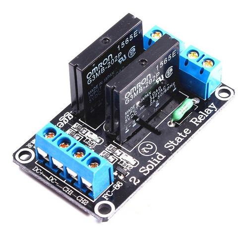 Módulo Rele De Estado Sólido 2 Canales