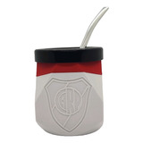 Mate River Plate Impreso 3d + Bombilla 