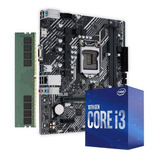 Kit Pl Mae H510 + Proc. I3 10100 + Mem 8gb Ddr4 + Cooler