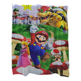 Colcha Manta Franela Invierno Mario Bross