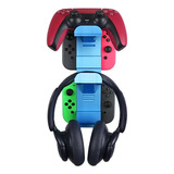 Suporte De Parede P/ Headset, Controle Ps5, Xbox One, Joycon