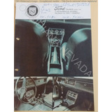 Antiguo Folleto Consola Ford Taunus Hasta 1980 Schinca Isi