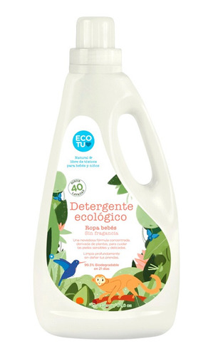 Detergente Ecológico Ropa Bebé - L a $28500
