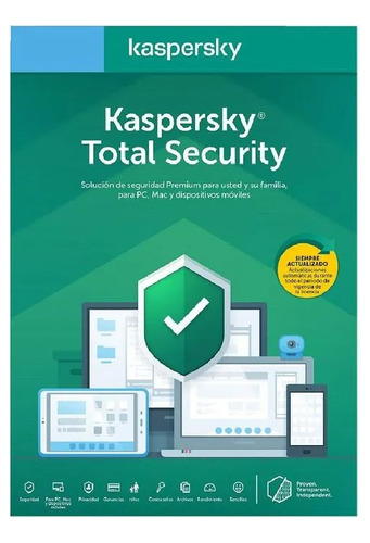 Antivirus Kaspersky Total Security 1 Año 1 Dispositivo 