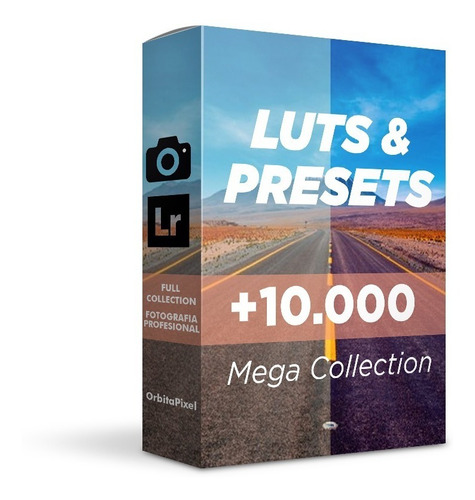 Mega Pack +10mil Luts & Presets Lightroom Fotografía Bundle!