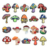 Dijes Charms Pins De Hongos Para Zapatos Crocs 20uds.