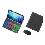 Funda+teclado Iluminado+ratón Para iPad 9/8/7 Generación Ñ J