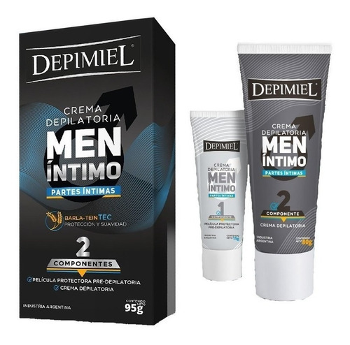 Crema Depilatoria Hombre Partes Intimas 1+2 X 95 Gr Depimiel