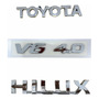 Letra Emblema Logo Toyota Hilux V6 4.0 Toyota Hilux