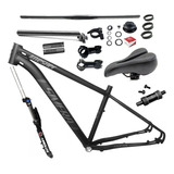 Kit Quadro Bicicleta Simera Aro 29+susp Trava+10 Peças Mtb