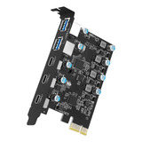 Tarjeta De Expansión Pcie A 5 Puertos (3x Usb C, 2x Usb 3.0-