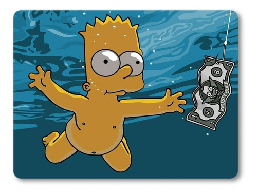 Mouse Pad 23x19 Cod.1337 Bart Los Simpsons